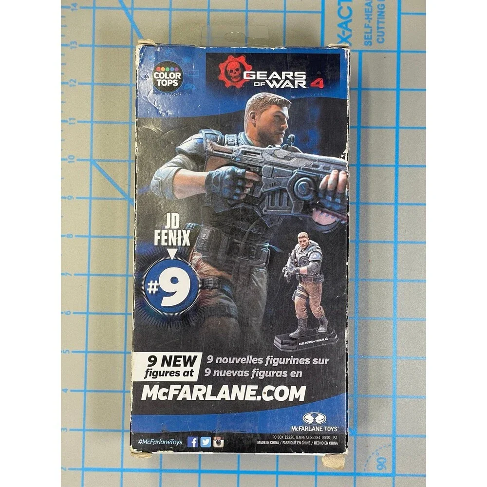 Gears of War 4 JD Fenix Action Figure Color Tops McFarlane Toys Epic Games GOW
